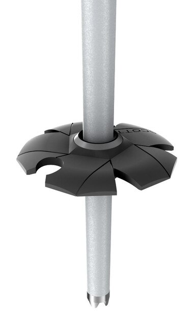Scott SMU Decree Reentry Ski Pole in Grey